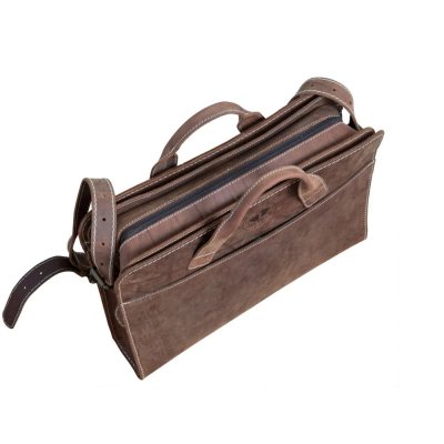 Document Folder in Terracare Leather - Cocoa