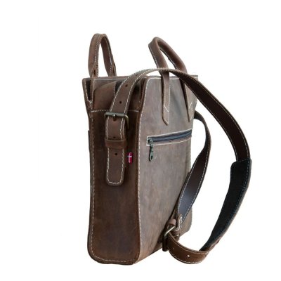 Document Folder in Terracare Leather - Cocoa