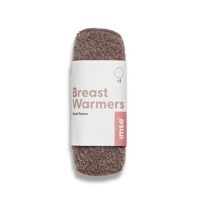 Breast warmers in wool fleece - 2 pcs
