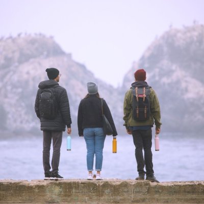 Insulated water bottle with Loop Cap - 592 ml - Lotus