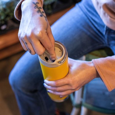 Thermos mug with Caf Cap - 473 ml - Peach Parfait