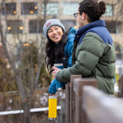 Thermos mug with Caf Cap - 473 ml - Sea Spray