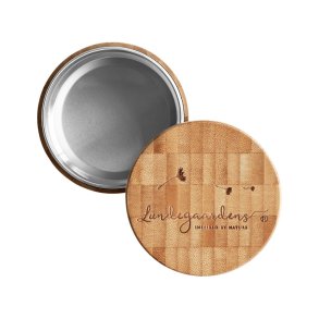 Bamboo travel box for shampoo & conditioner bars