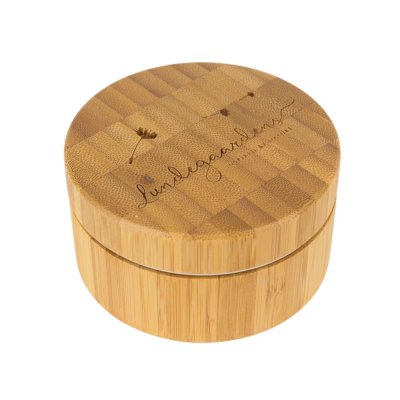 Bamboo travel box for shampoo & conditioner bars