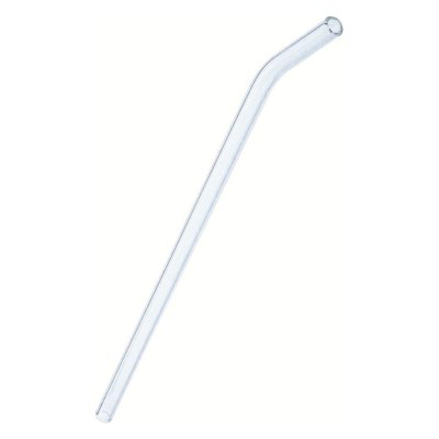 Glass straws made of tempered glass - incl. brush - 6 pcs