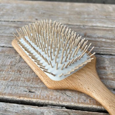 Hairbrush in beech wood - antistatic - large