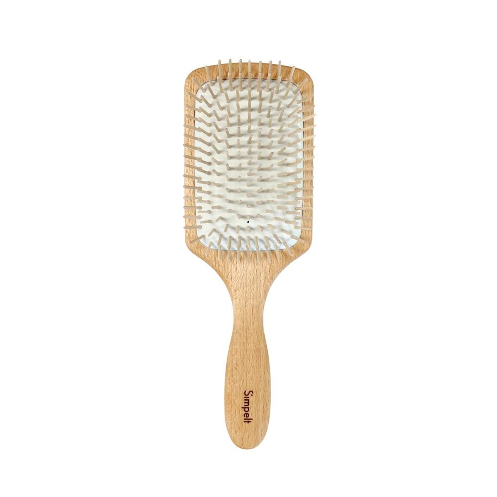 Hairbrush in beech wood - antistatic - large