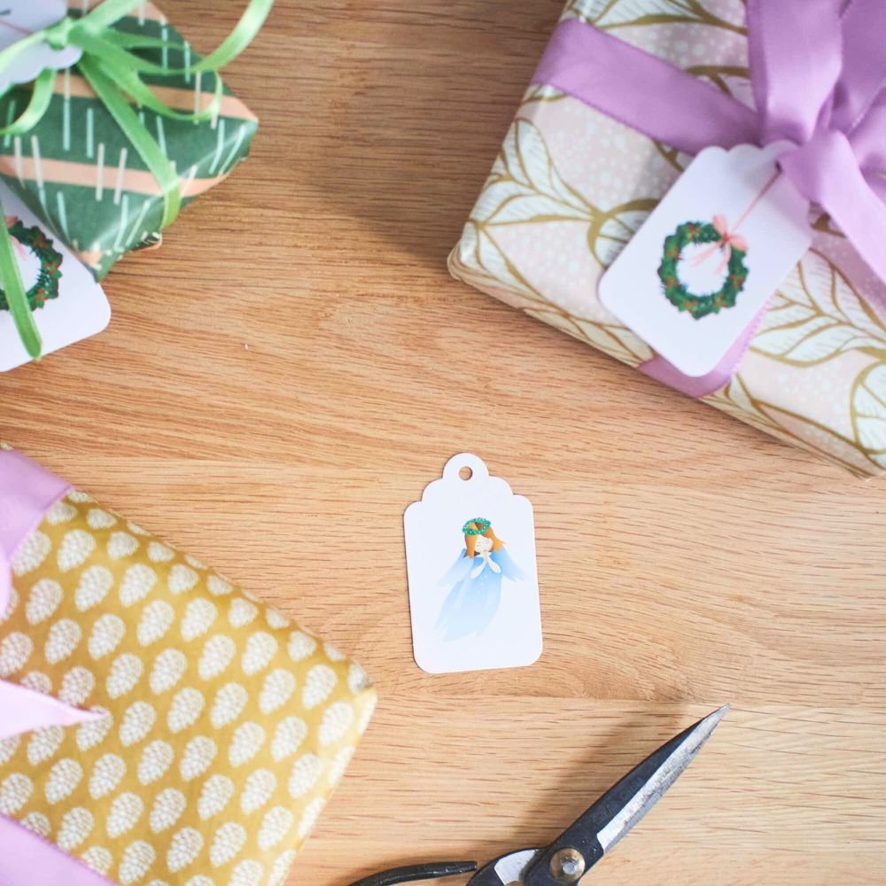 Gift tags with Christmas motifs #1