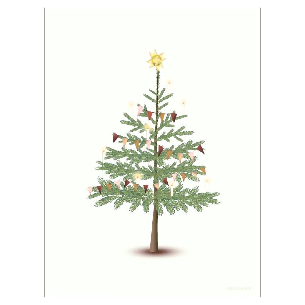 Julkort - THE CHRISTMAS TREE