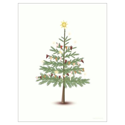 Julkort - THE CHRISTMAS TREE