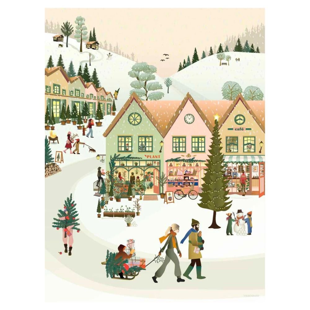 Christmas card - WHITE CHRISTMAS