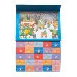 Puzzle-Adventskalender mit 1000 Teilen - Weihnachtsb�ume & Schneeflocken