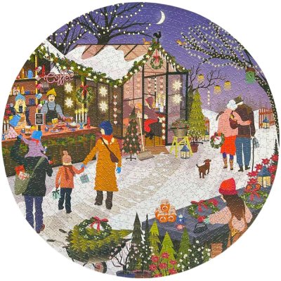 Puzzle with 1000 pieces - Christmas Market