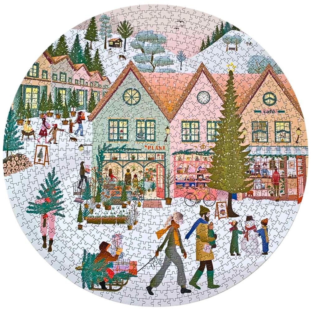 Puzzle with 1000 pieces - White Christmas