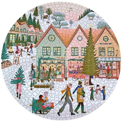 Puzzle with 1000 pieces - White Christmas