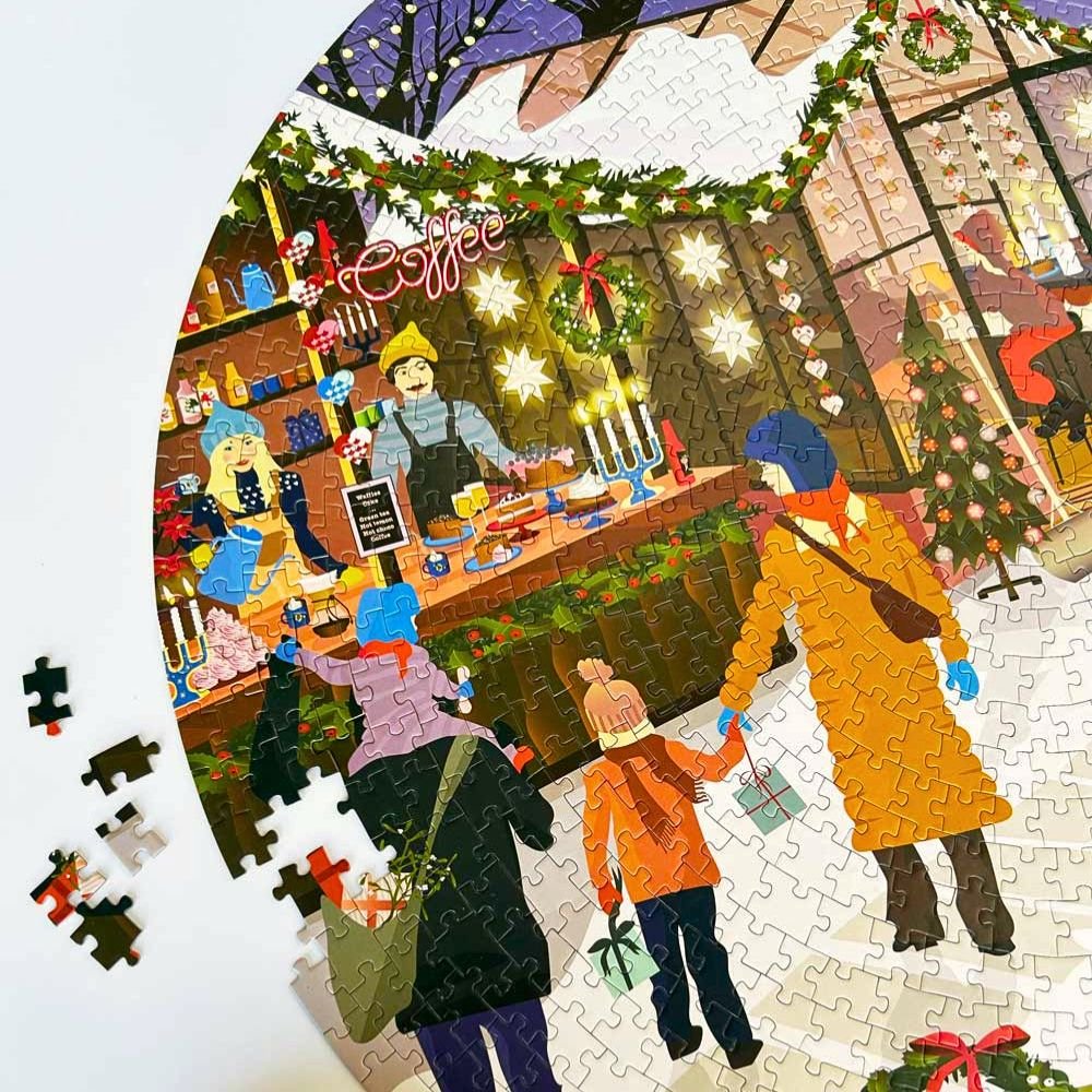 Puzzle with 1000 pieces - Christmas Market