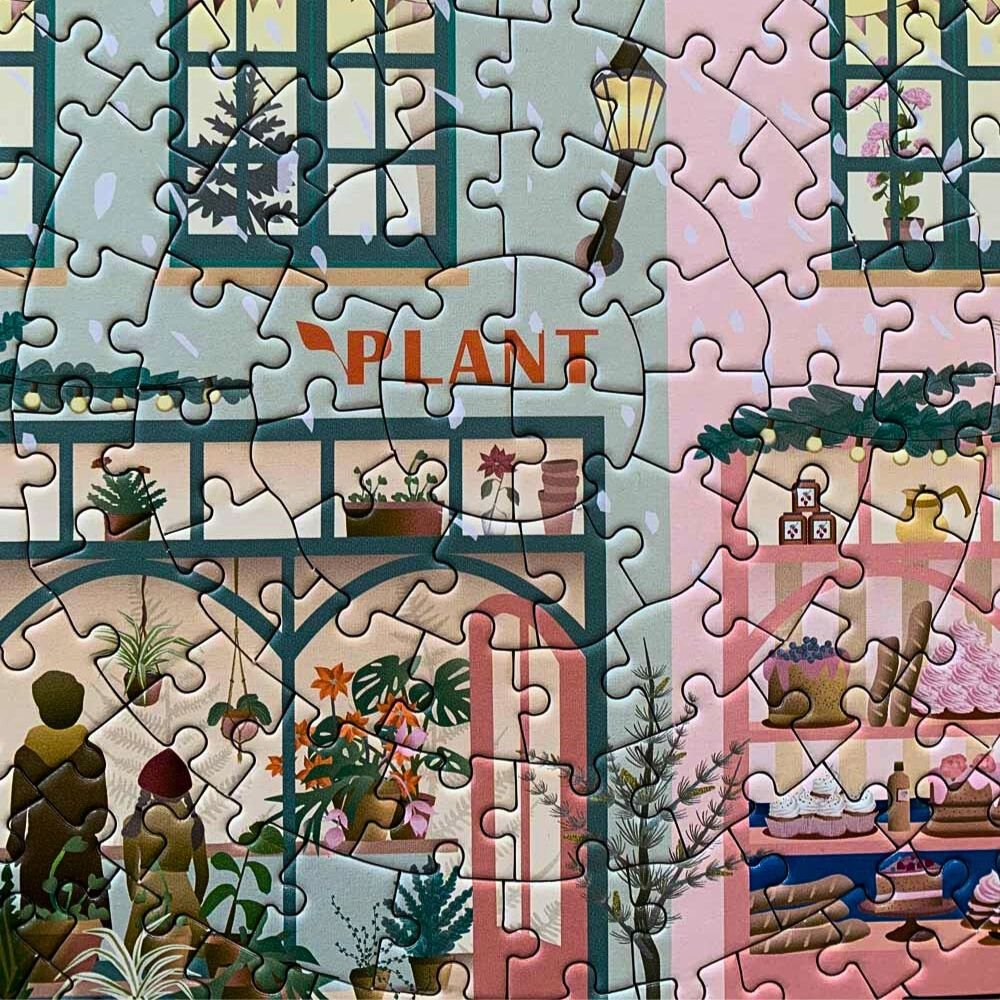 Puzzle with 1000 pieces - White Christmas