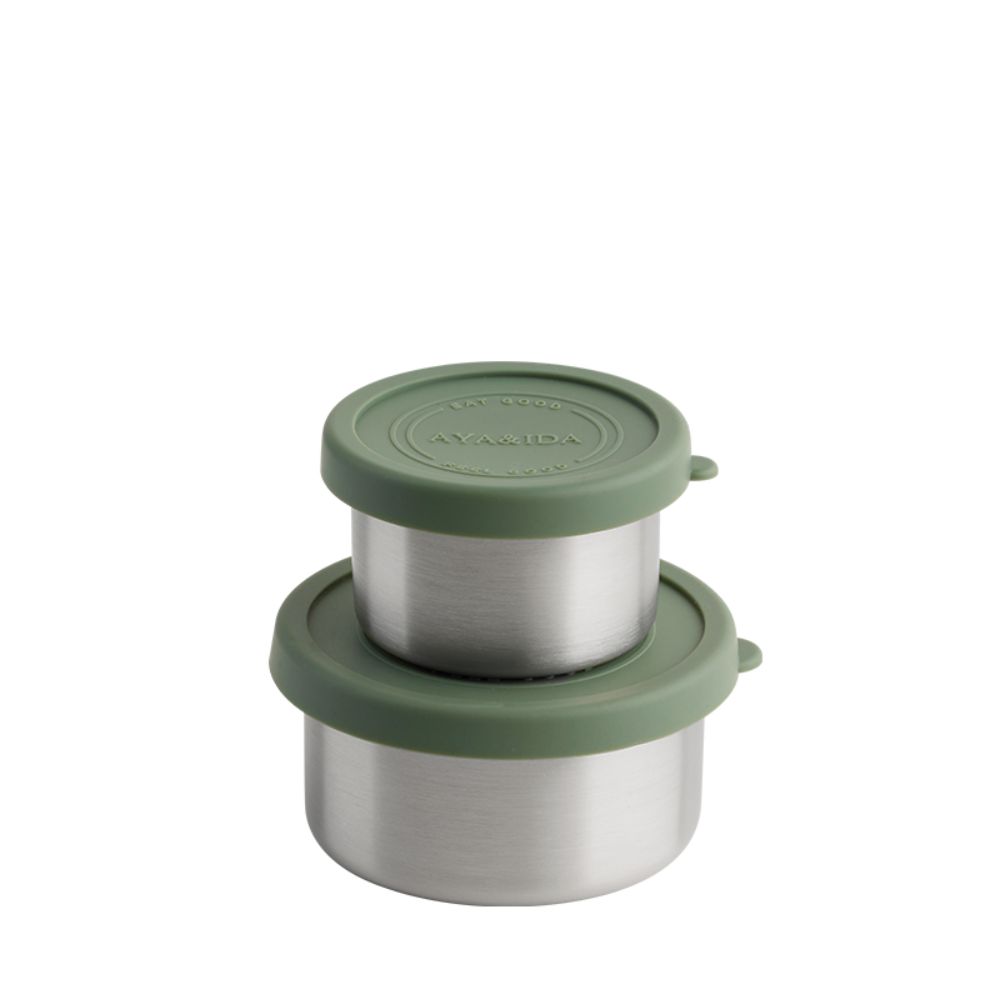 AYA&IDA - Snack beholdere - 2 stk - Tropical Green