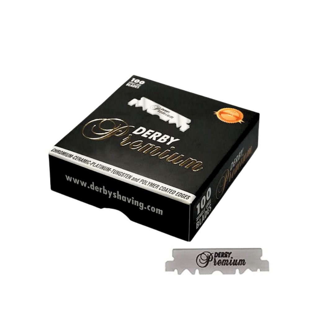 Derby Black Premium SE Barberblade - 100 stk - Økofamilien