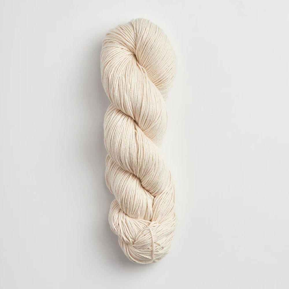 Krea Deluxe - Ufarvet økologisk bomuldsgarn - RAW - 100 g
