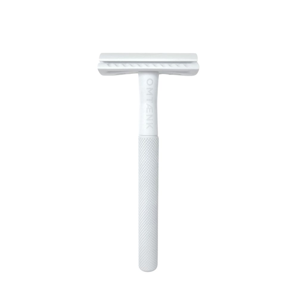 DE skraber - Closed Comb safety razor - White - Økofamilien