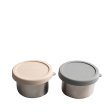 Snack beholdere - 2 stk -�Dark Grey/Cream Beige
