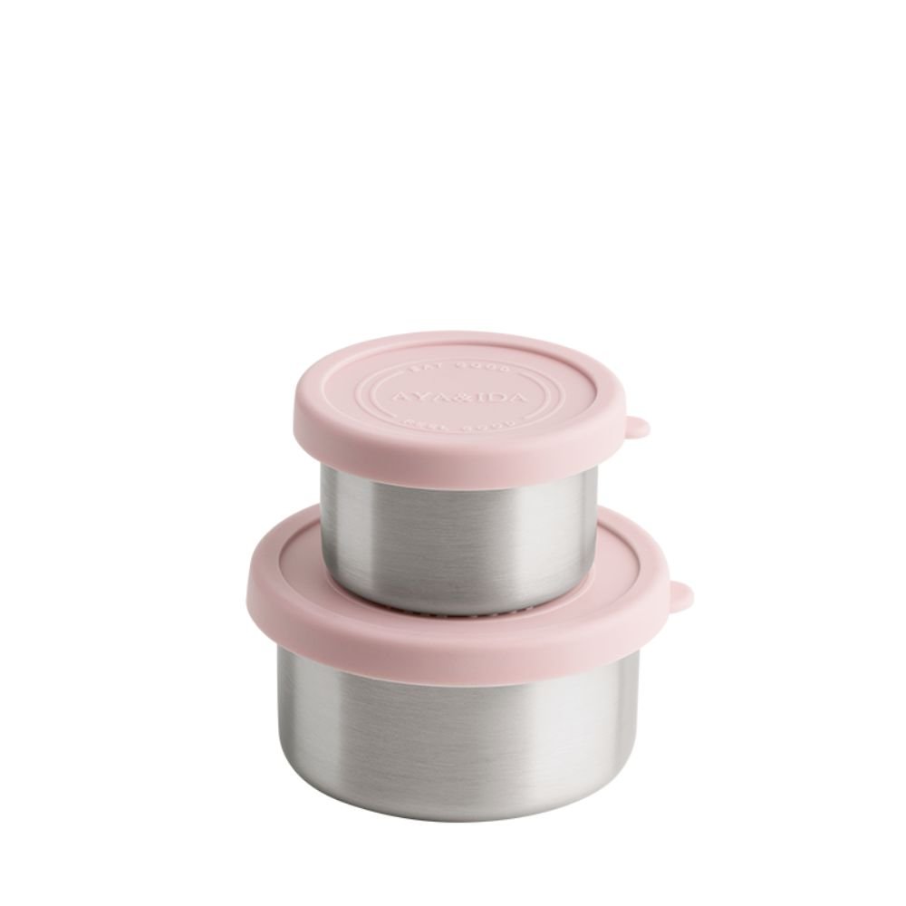 Snack containers - 2 pcs - Soft Rose