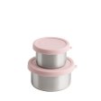 Snack beholdere - 2 stk -�Soft Rose