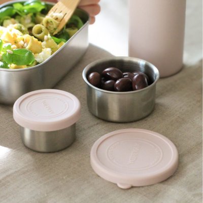Snack containers - 2 pcs - Soft Rose