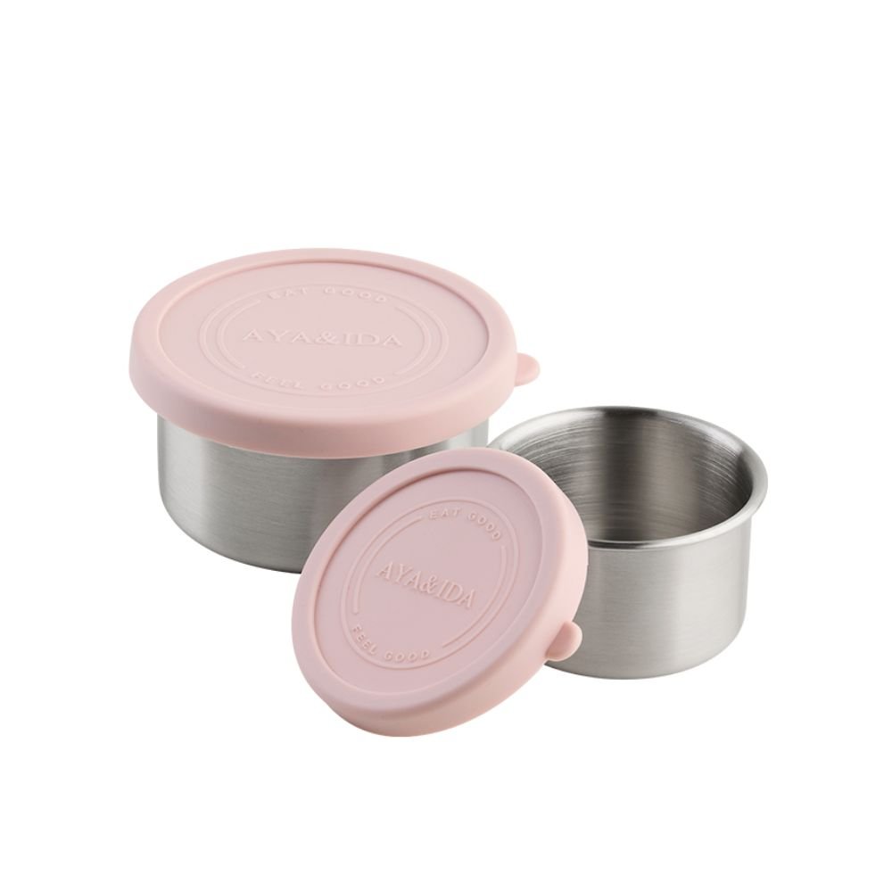 Snack containers - 2 pcs - Soft Rose