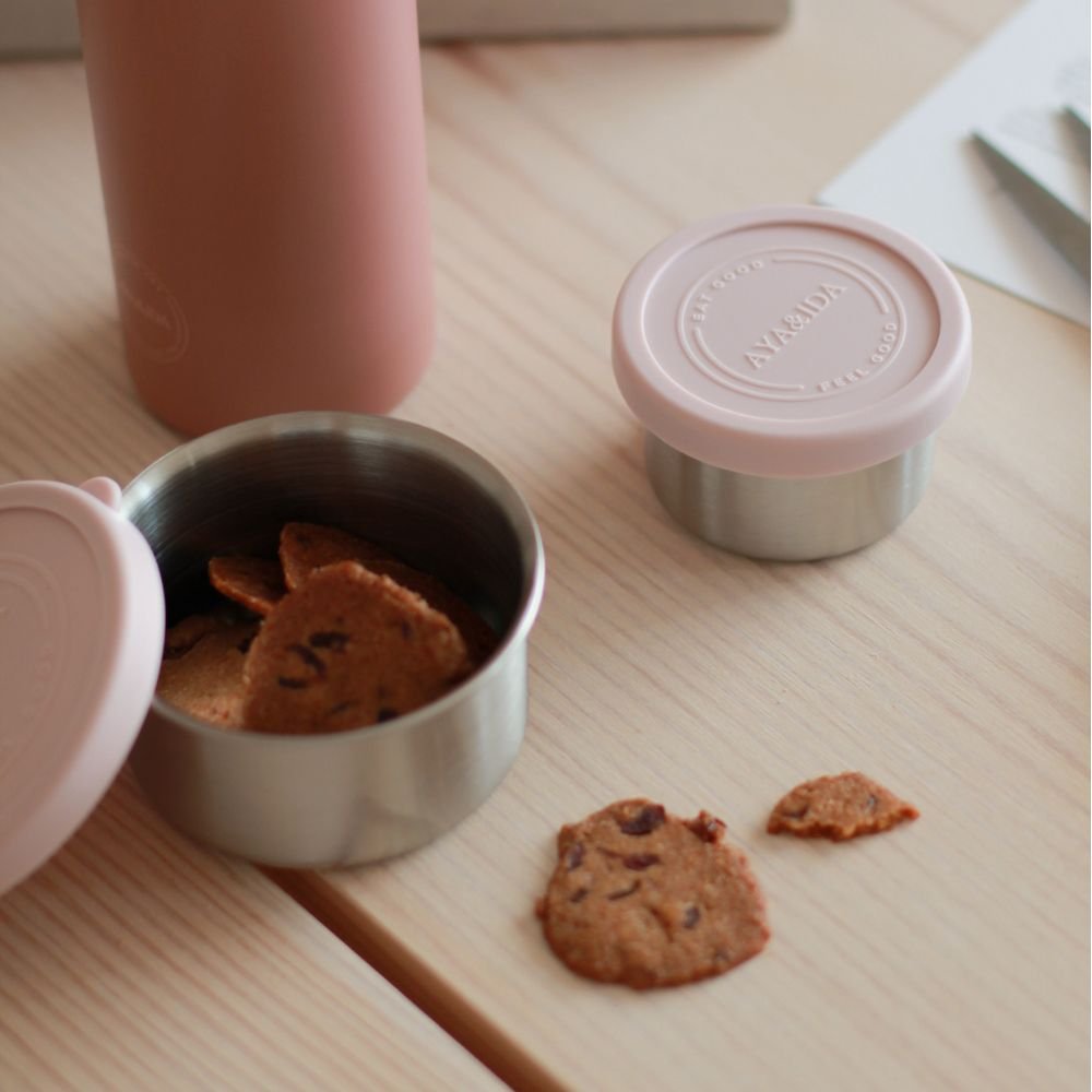 Snack containers - 2 pcs - Soft Rose