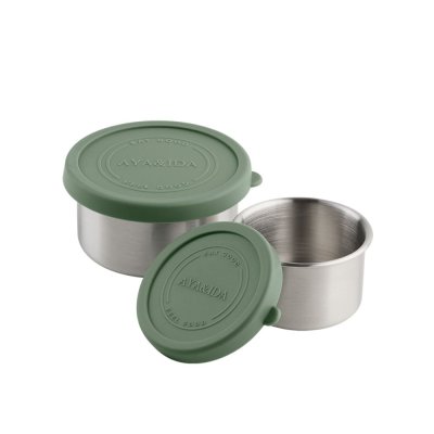 Snack containers - 2 pcs - Tropical Green