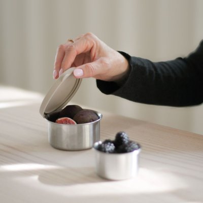 Snack containers - 2 pcs - Cream Beige