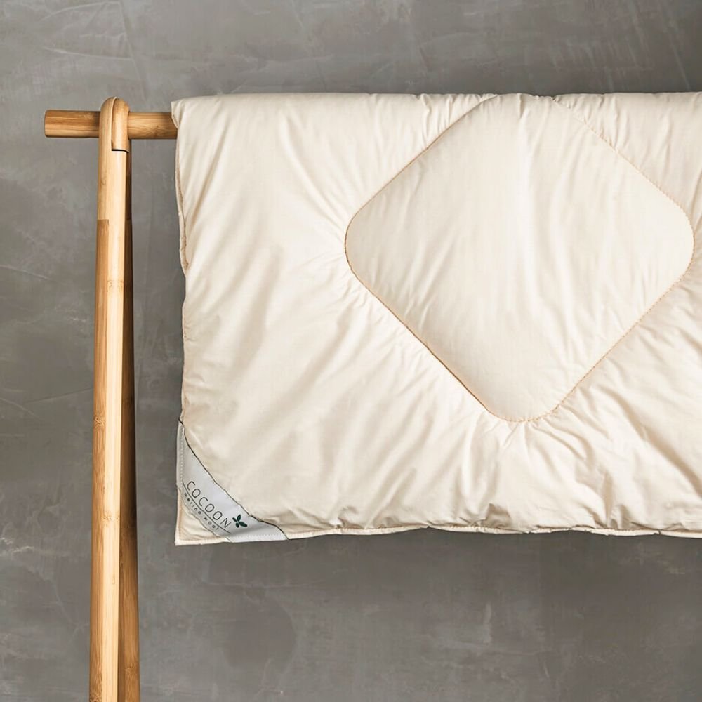 Baby wool duvet in organic merino wool - 65x80