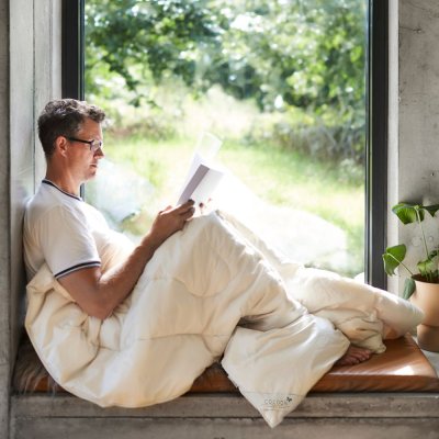 Wool duvet in organic merino wool - 140x220