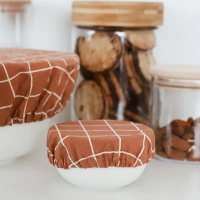 Cotton covers - Oyster Grey Wave - set of 3 pcs