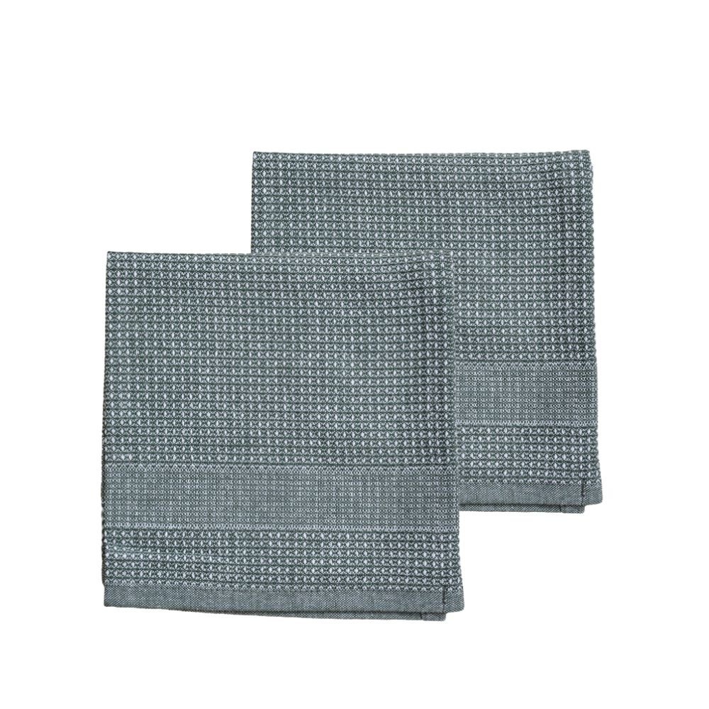 Dishcloth in organic cotton - Hagbart - Green