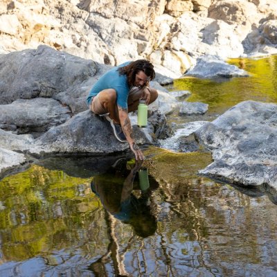 Insulated water bottle - TKWide 946 ml - Twist Cap - Shadow Lime