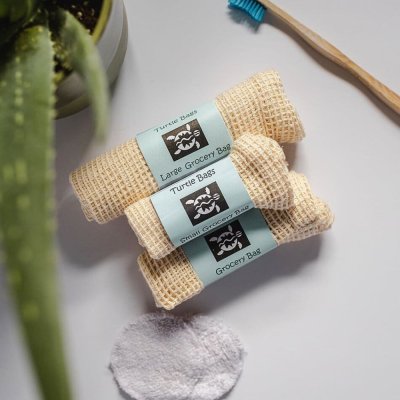 Food bag in organic cotton - Large