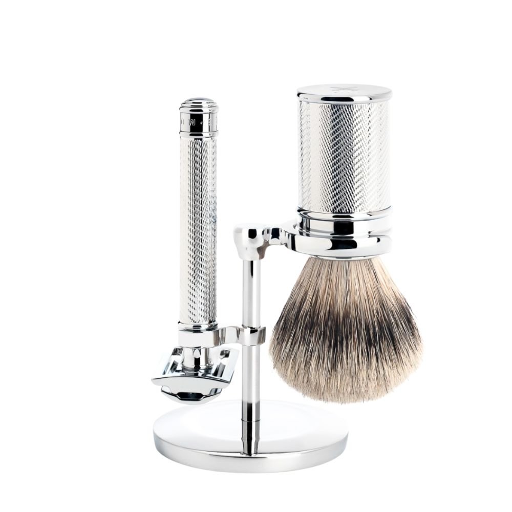 Mhle Silvertip Rasierpinsel - Traditional - Chrom