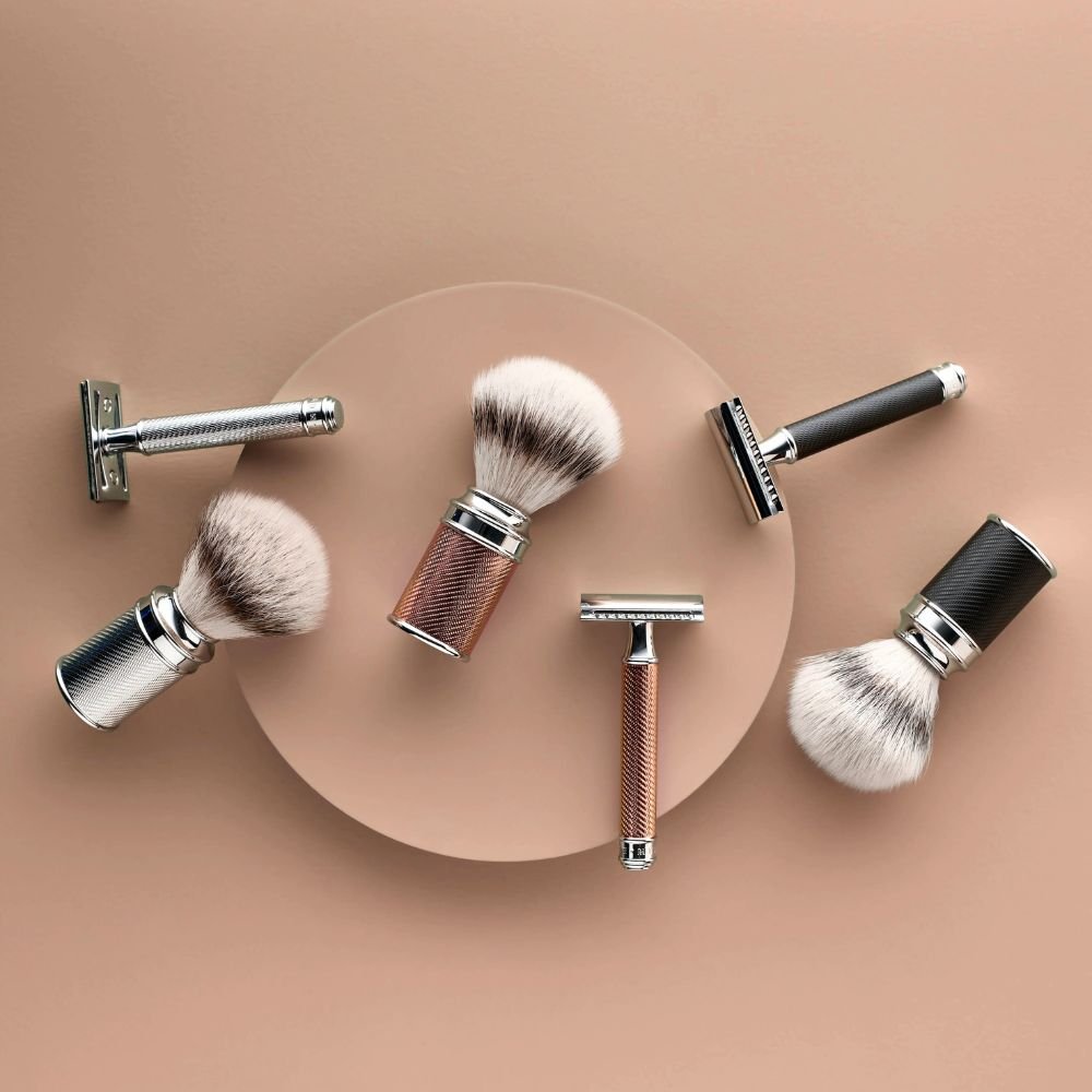 Mhle Silvertip Rasierpinsel - Traditional - Chrom