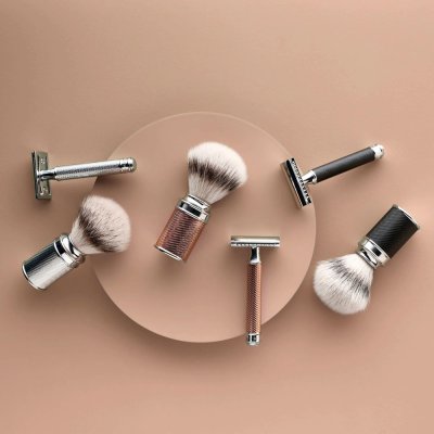 Mhle Silvertip Rasierpinsel - Traditional - Chrom