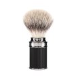 M�hle Silvertip rakborste - Traditional - Svart