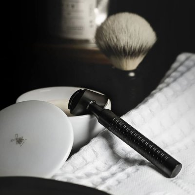 Mhle DE safety razor - Rocca - Black