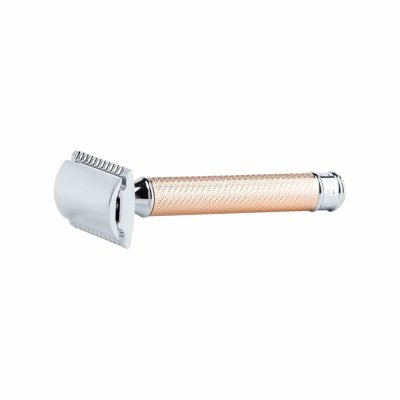 Mhle R89 DE safety razor - Closed Comb - Rosegold