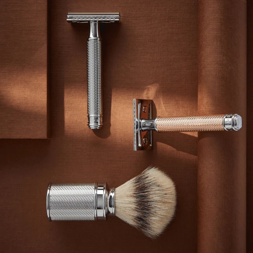 Mhle R89 DE safety razor - Closed Comb - Rosegold