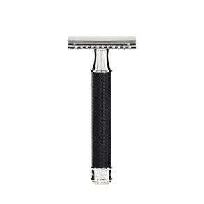 Mhle R89 DE safety razor - Closed Comb - Black