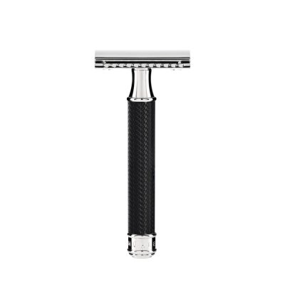 Mhle R89 DE safety razor - Closed Comb - Black