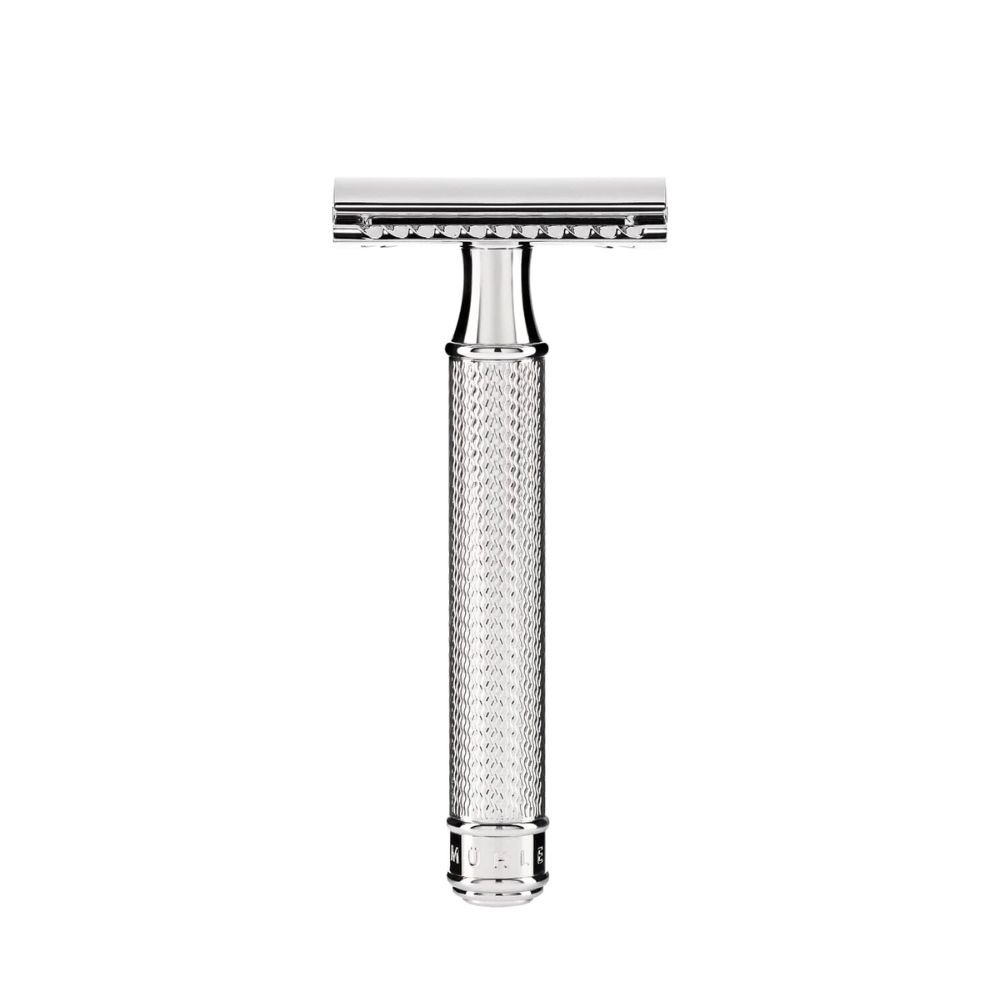 Mhle R89 DE safety razor - Closed Comb - Chrome