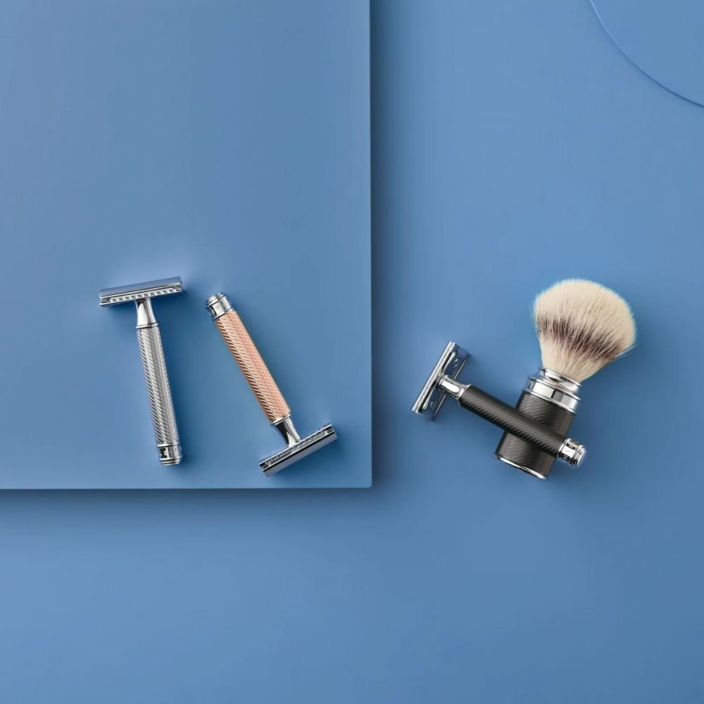 Mhle R89 DE safety razor - Closed Comb - Rosegold